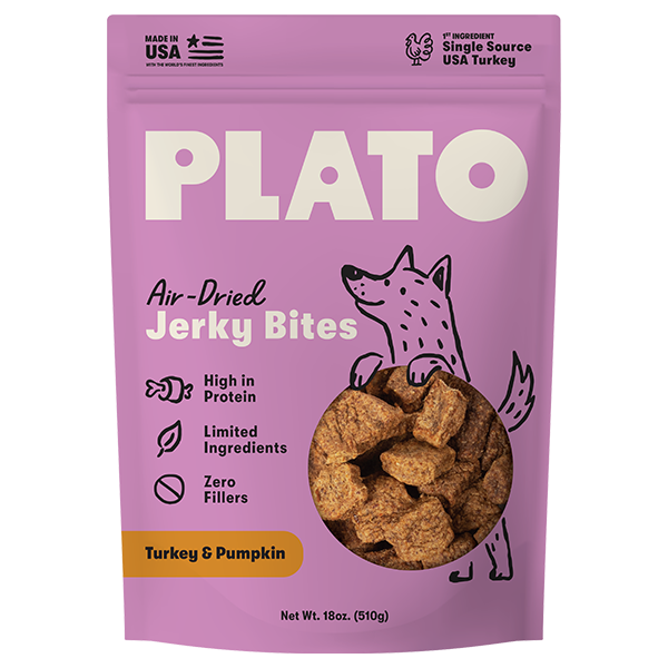 Plato - Dog - Jerky Bites Turkey with Pumpkin