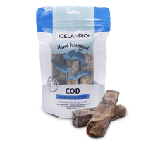 Icelandic - Dog - Cod Skin Hand Wrapped Chew Stick