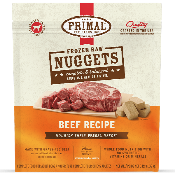 Primal - Dog - Beef Nuggets