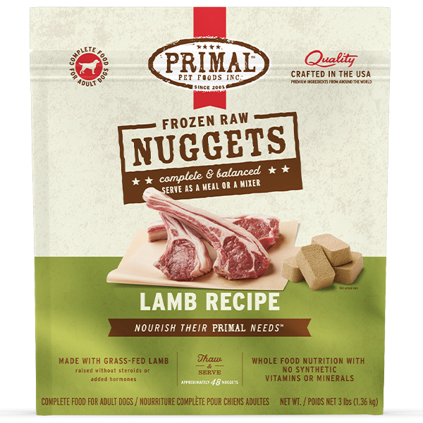 Primal - Dog - Lamb Nuggets