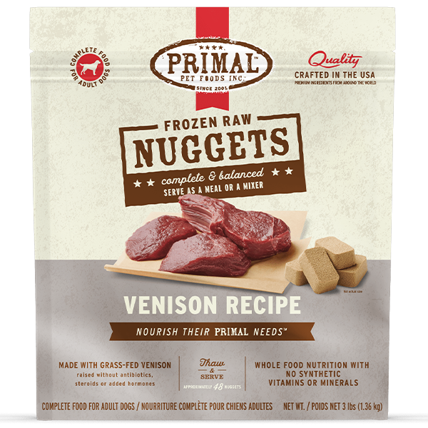 Primal - Dog - Venison Nuggets