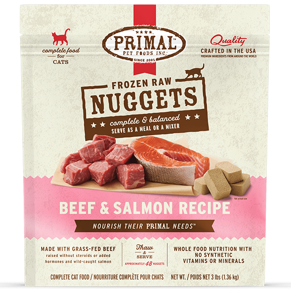 Primal - Cat - Beef & Salmon Nuggets