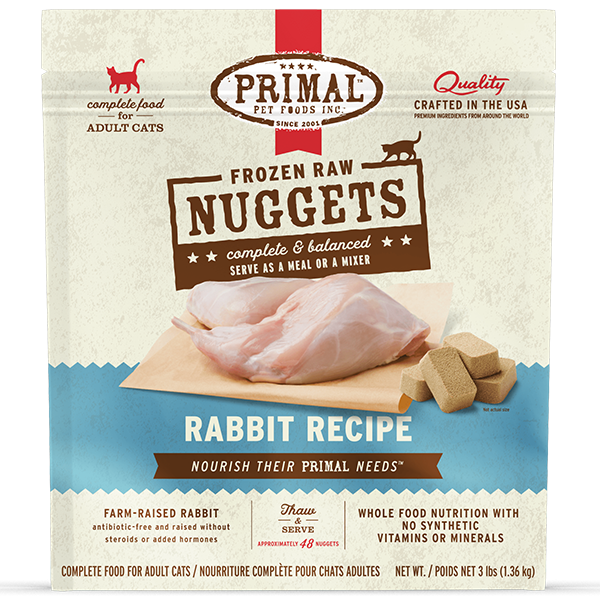 Primal - Cat - Rabbit Nuggets