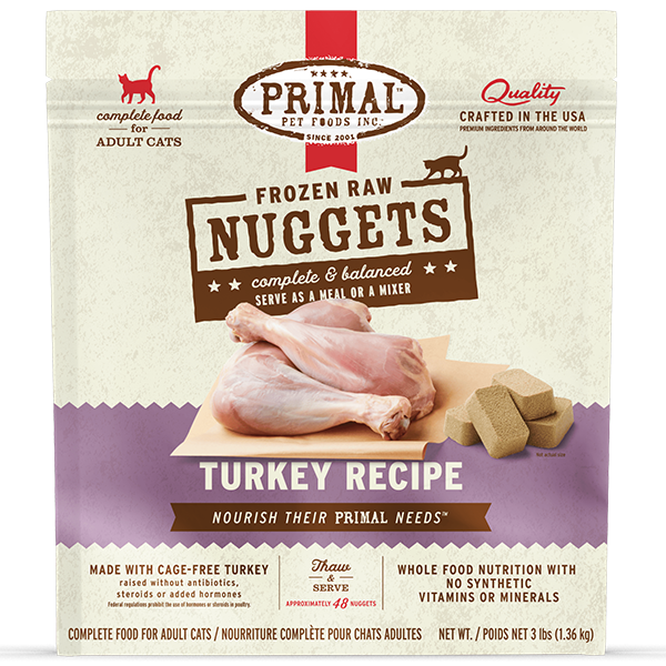Primal - Cat - Turkey Nuggets