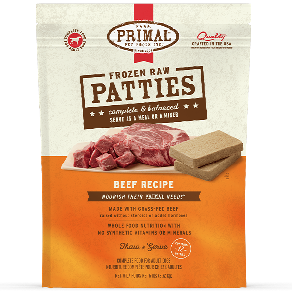 Primal - Dog - Beef Patties