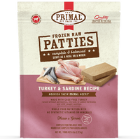 Primal - Dog - Turkey & Sardine Patties