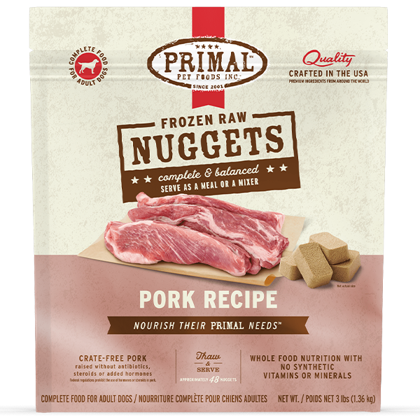 Primal - Dog - Pork Nuggets