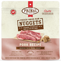 Primal - Dog - Freeze Dried Raw Nuggets Pork Recipe
