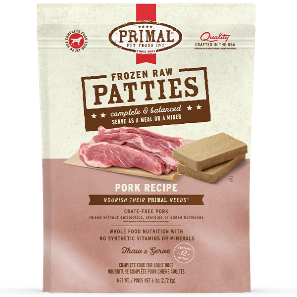 Primal - Dog - Pork Patties