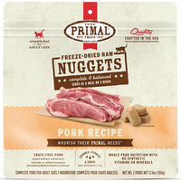 Primal - Cat - Freeze Dried Raw Nuggets Pork Recipe