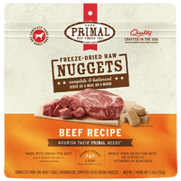 Primal - Dog - Freeze Dried Raw Nuggets Beef Recipe