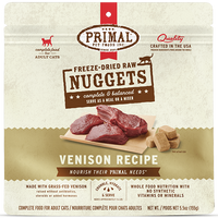 Primal - Cat - Freeze Dried Raw Nuggets Venison Recipe
