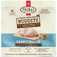 Primal - Cat - Freeze Dried Raw Nuggets Rabbit Recipe