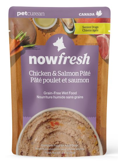 Now Fresh - Dog - Grain Free Senior Chicken & Salmon Pâté Recipe