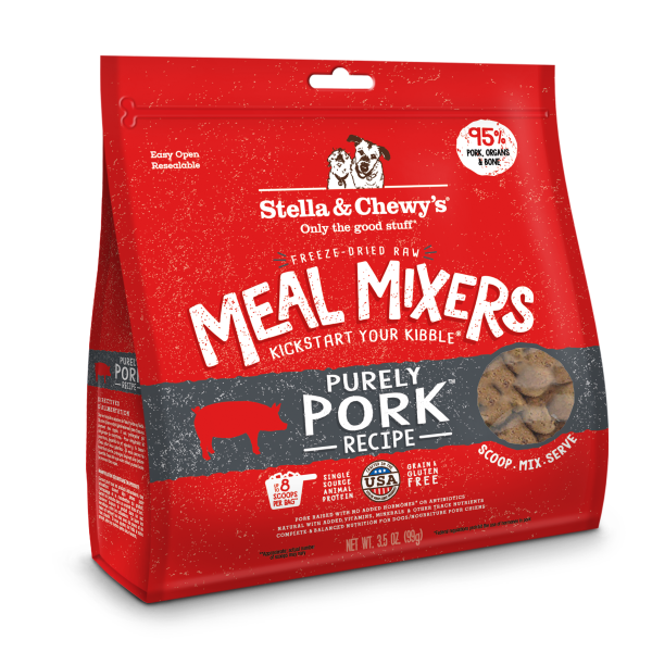 Stella & Chewy's - Dog - Freeze Dried Meal Mixers Purely Pork