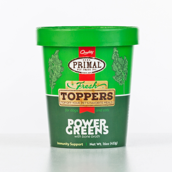 Primal - Cat & Dog - Fresh Toppers Power Greens