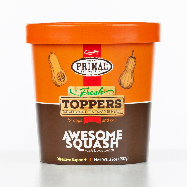 Primal - Cat & Dog - Fresh Toppers Awesome Squash