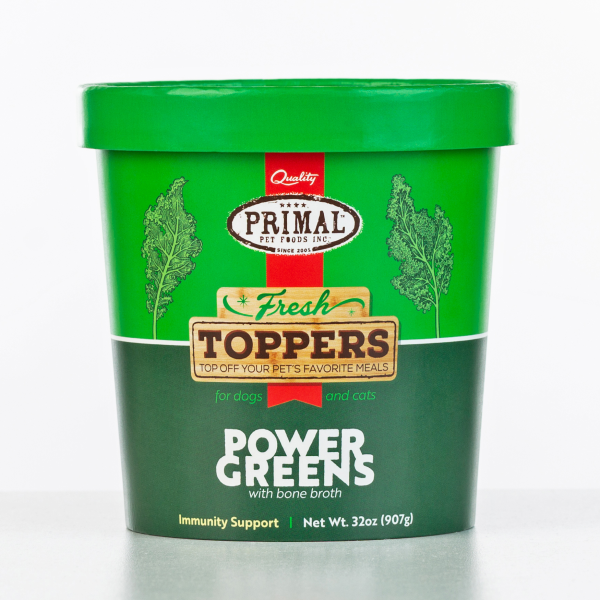 Primal - Cat & Dog - Fresh Toppers Power Greens