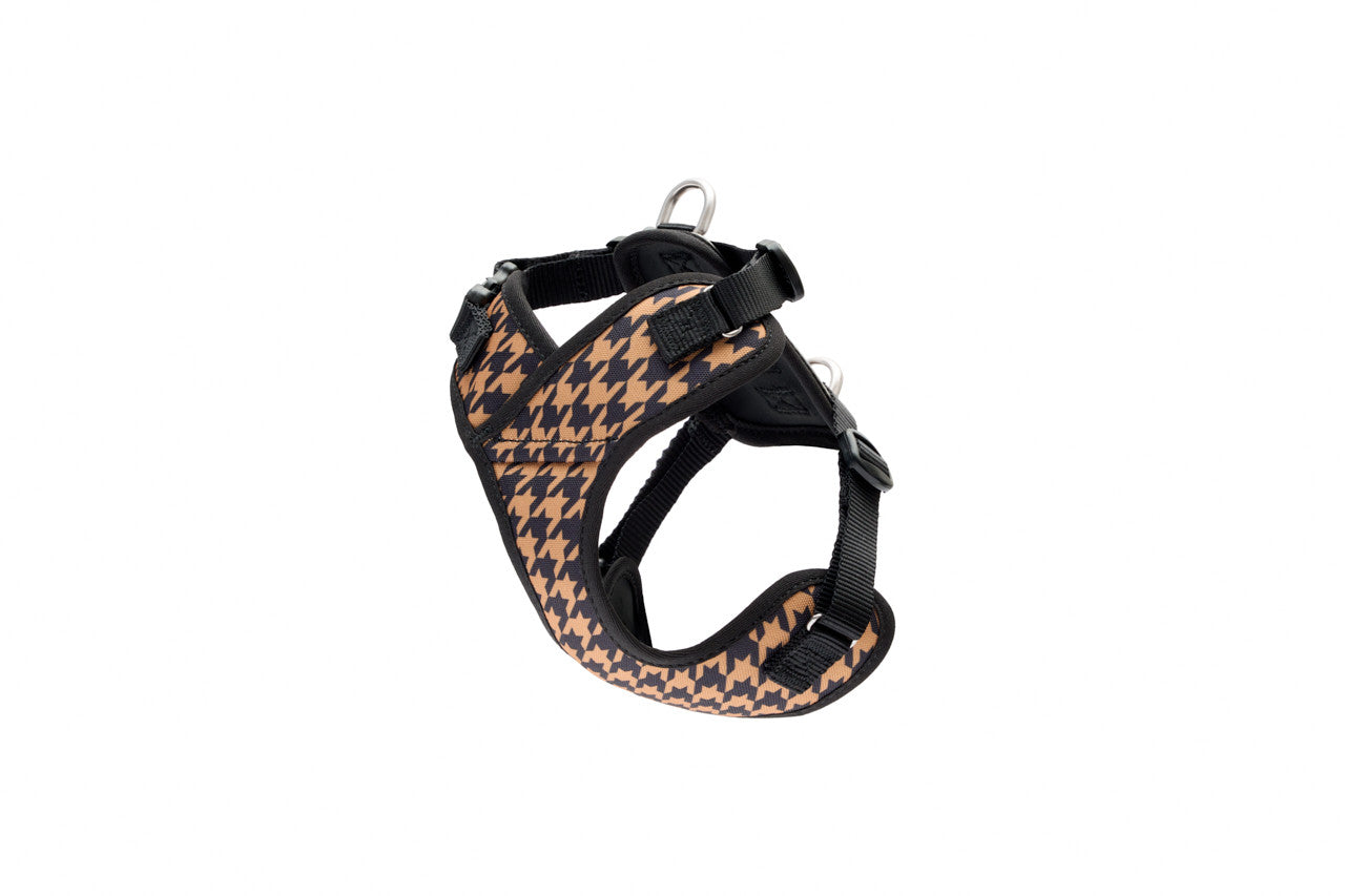 RC Pets - Dog - Petite Explorer Harness Houndstooth Toffee