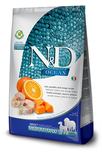 Farmina - Dog - N&D Ocean Adult Large Breed Cod, Pumpkin & Orange