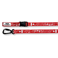 Rocky Mountain Dog - Dog - Leash Canadian Rockies Red