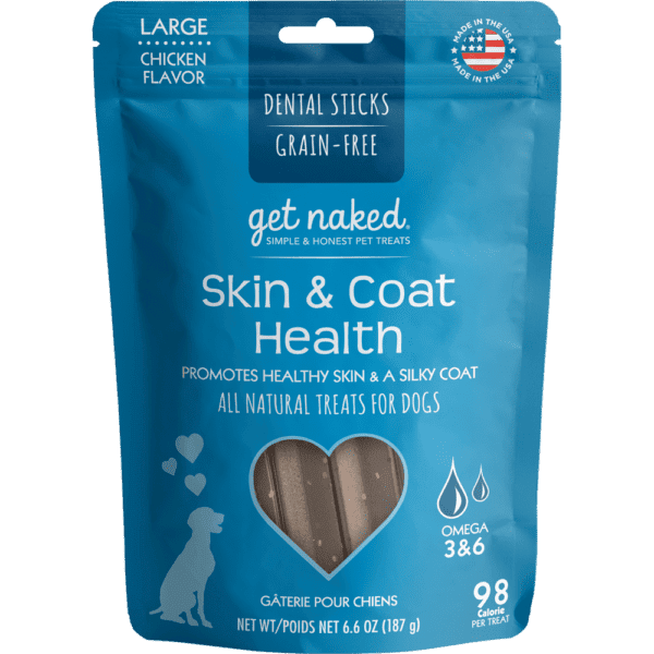 Get Naked - Dog - Skin & Coat Health Dental Chew Sticks Chicken