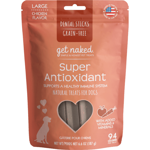 Get Naked - Dog - Super Antioxidant Dental Sticks Chicken