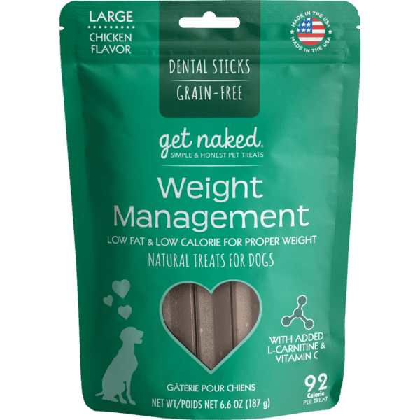 Get Naked - Dog - Weight Management Dental Sticks Chicken
