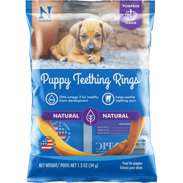 N-Bone - Dog - Puppy Teething Rings Pumpkin