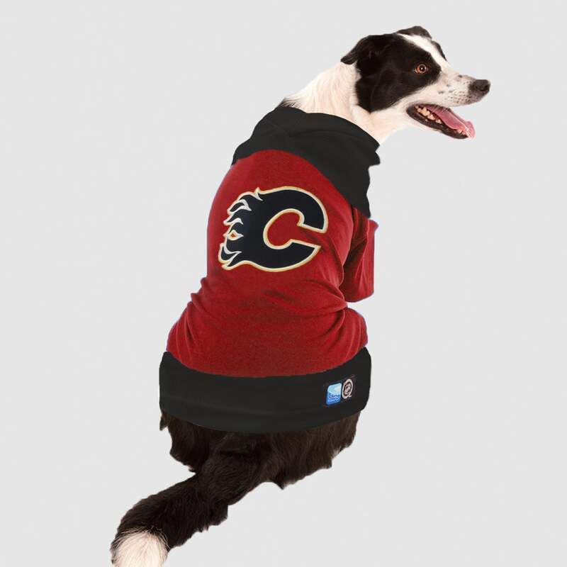 Karsuh - Dog - NHL Pet Hockey T-Shirt Calgary Flames