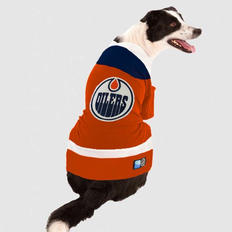 Karsuh - Dog - NHL Pet Hockey T-Shirt Edmonton Oilers