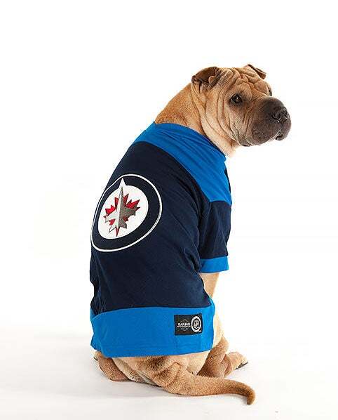Karsuh - Dog - NHL Pet Hockey T-Shirt Winnipeg Jets