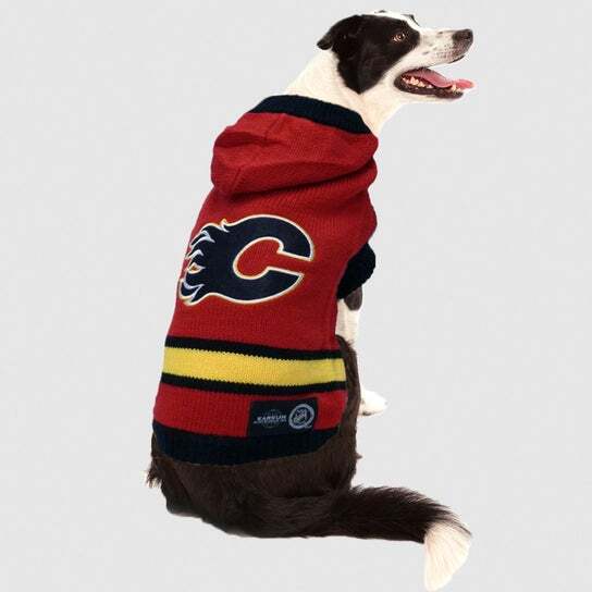 Karsuh - Dog - NHL Pet Sweater Calgary Flames