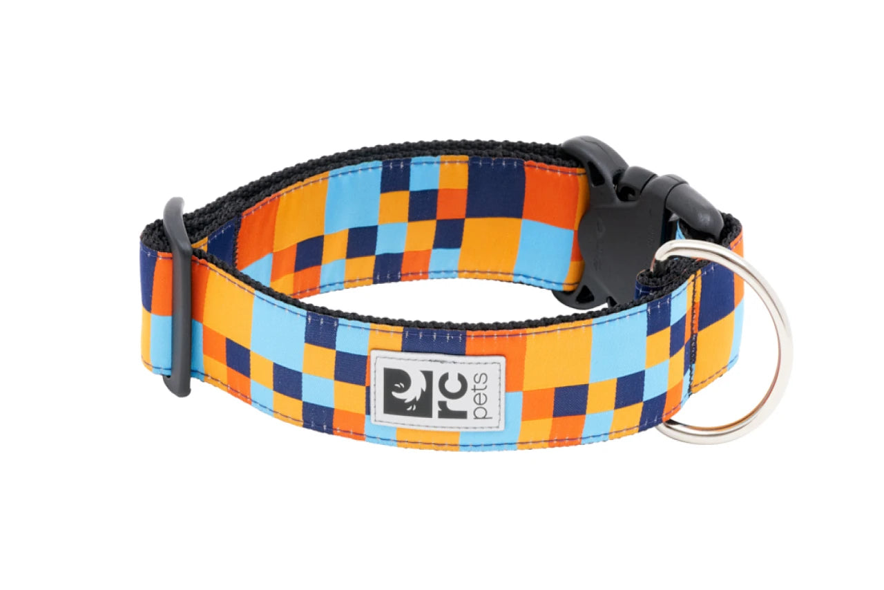 RC Pets - Dog - Wide Collar Pixel Blue