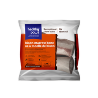 Healthy Paws - Dog - Frozen Raw Recreational Bison Marrow Bones