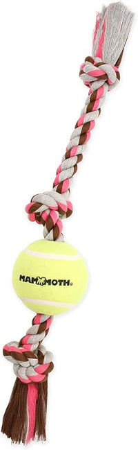Mammoth - Dog - Knot Tug with Tennis Ball