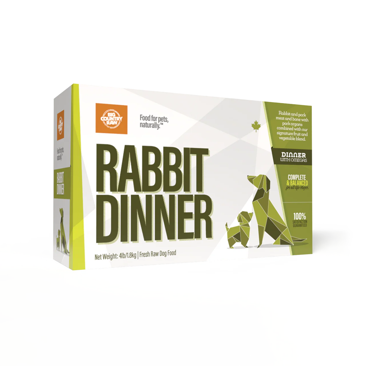 Big Country Raw - Dog - Rabbit Dinner Carton