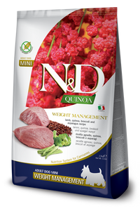 Farmina - Dog - N&D Quinoa Weight Management Adult Small Breed Lamb Recipe