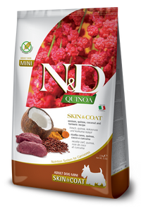 Farmina - Dog - N&D Quinoa Skin & Coat Adult Small Breed Grain Free Venison Recipe