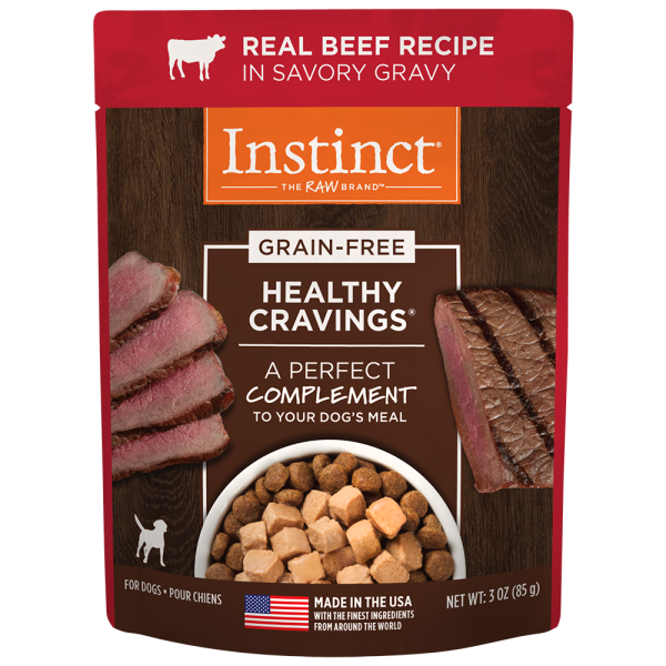 Instinct - Dog - Healthy Cravings Grain Free Real Beef Recipe in Savory Gravy