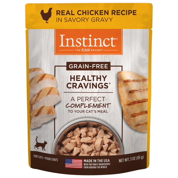 Instinct - Cat - Healthy Cravings Grain Free Real Chicken Recipe in Savory Gravy