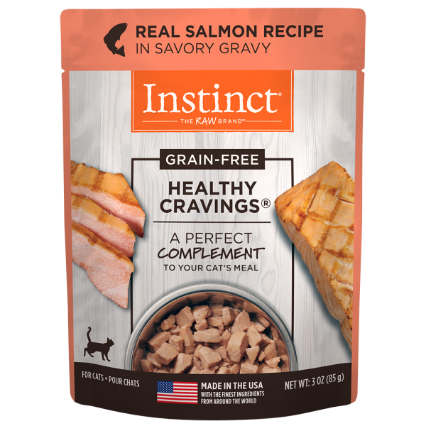 Instinct - Cat - Healthy Cravings Grain Free Real Salmon Recipe in Savory Gravy