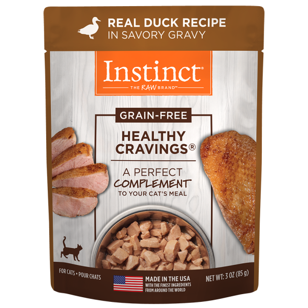 Instinct - Cat - Healthy Cravings Grain Free Real Duck Recipe in Savory Gravy