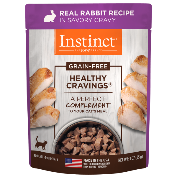 Instinct - Cat - Healthy Cravings Grain Free Real Rabbit Recipe in Savory Gravy