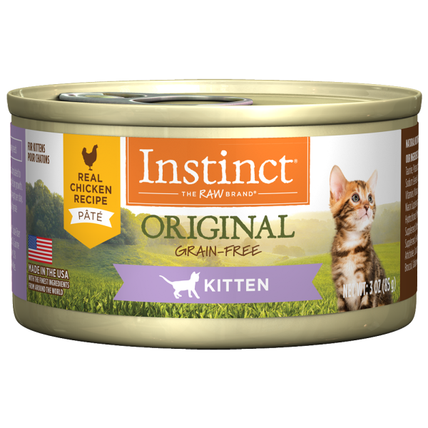 Instinct - Cat - Original Kitten Grain Free Real Chicken Pâté 3oz
