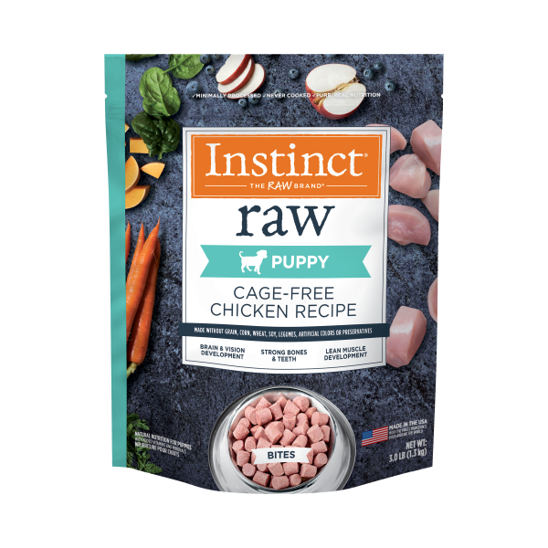 Instinct - Dog - Raw Puppy Cage Free Chicken Bites