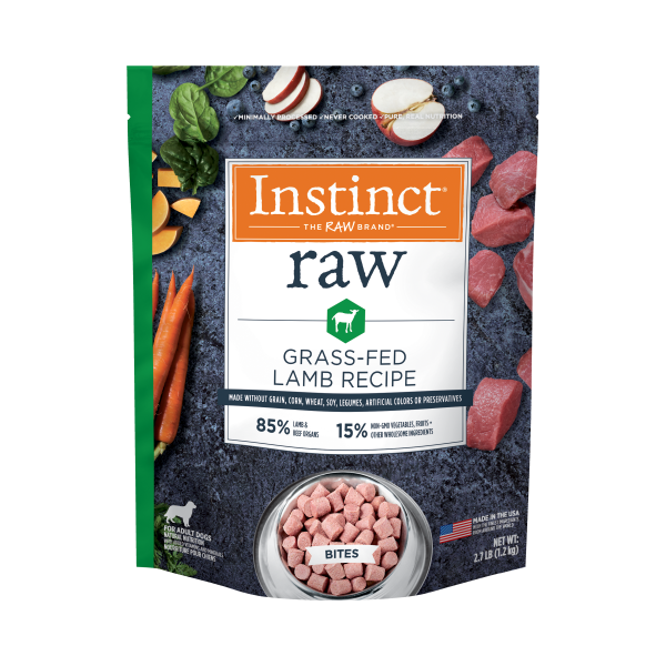 Instinct - Dog - Raw Adult Grass Fed Lamb Bites 2.7lb