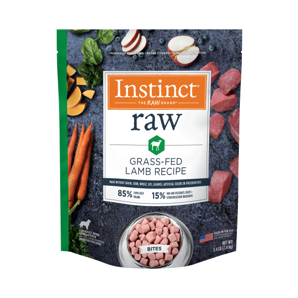 Instinct - Dog - Raw Adult Grass Fed Lamb Bites 5.4lb