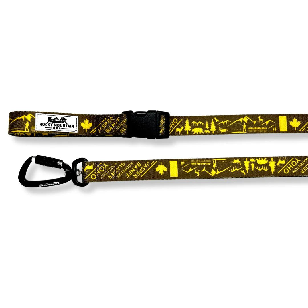 Rocky Mountain Dog - Dog - Leash Canadian Rockies Bronze