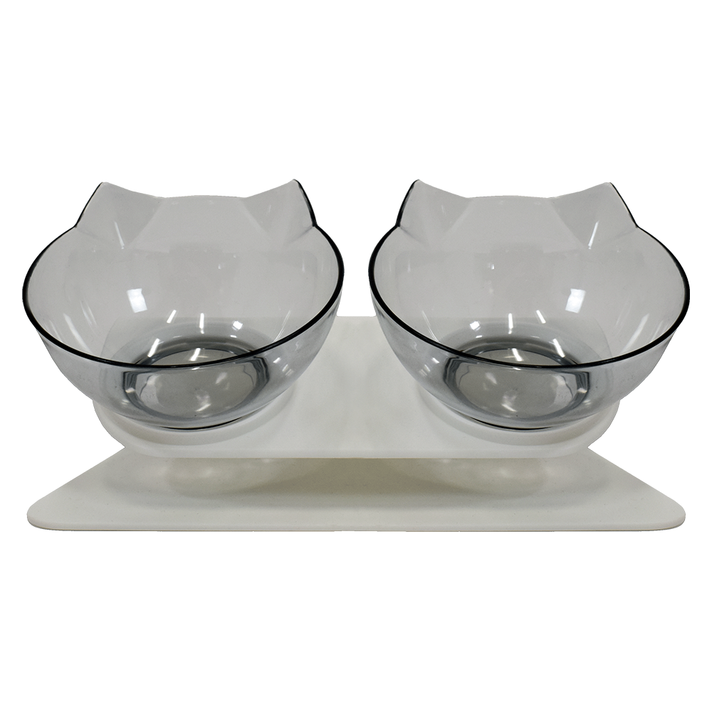 Goo-eez - Dog - Inclined Double Feeder Cat Bowl
